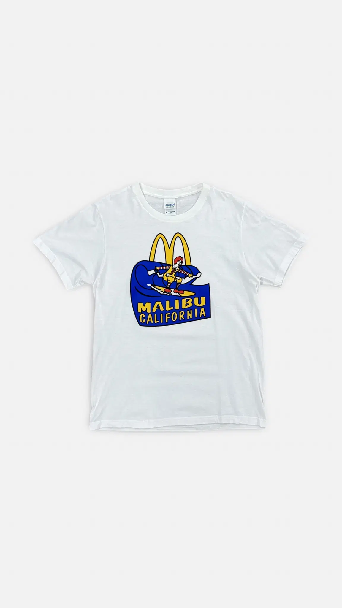 (M) 빈티지 MALIBU CALIFORNIA MCDONALDS 반팔티